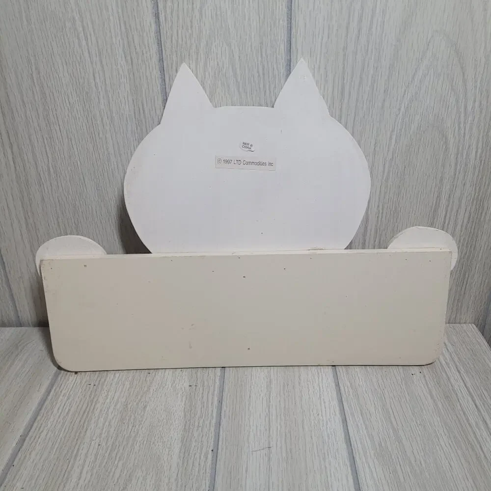 Vtg 1997 Home Of 2 Spoiled Cats Sign LTD Wall Plaque Door Hanging 9x14 Welcome